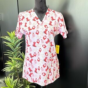 Revel Scrub Bobby Bandana Bandit V-neck,premium stretch,front patch pockets